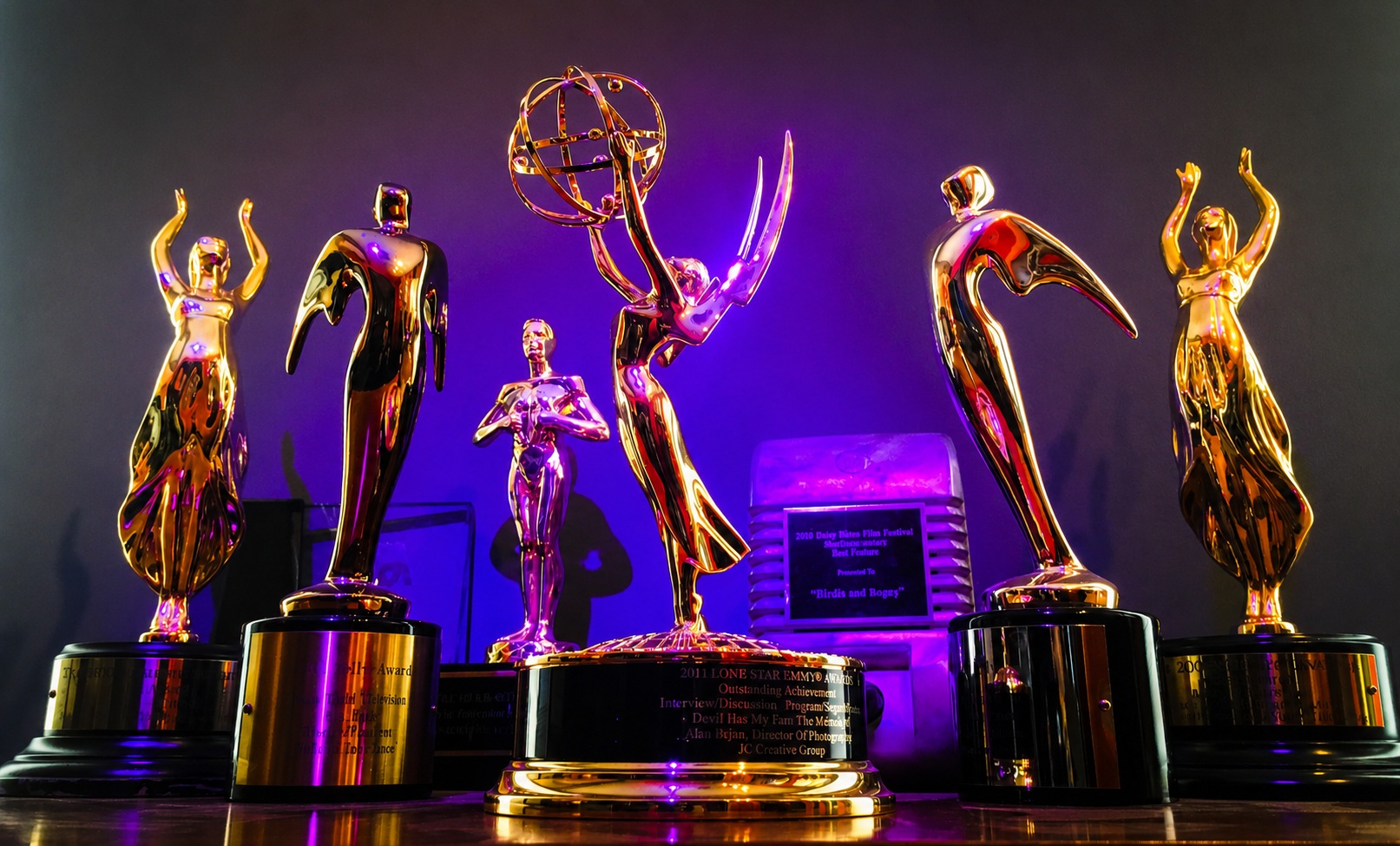 Making Films Studio awards and trophies